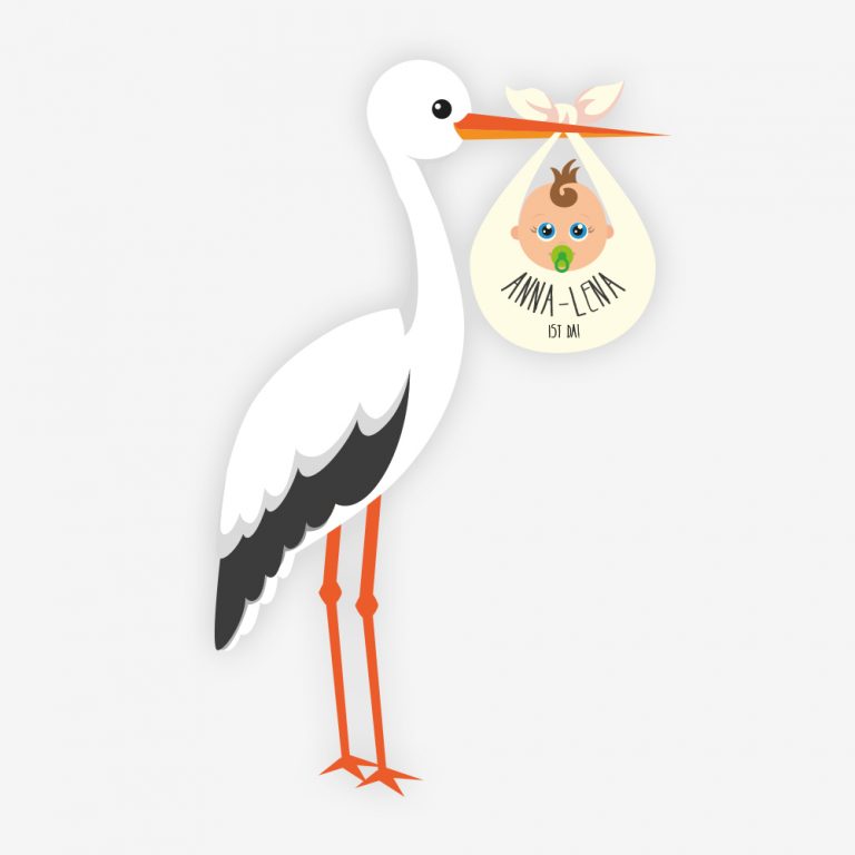 Startseite Babystorch kaufen Geburtsstorch Storch zur Geburt